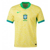 Brazília Domáci futbalový dres Copa America 2024 Krátky Rukáv
